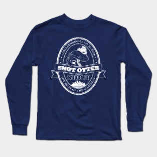 Snot Otter Stout [White Ver.] Long Sleeve T-Shirt